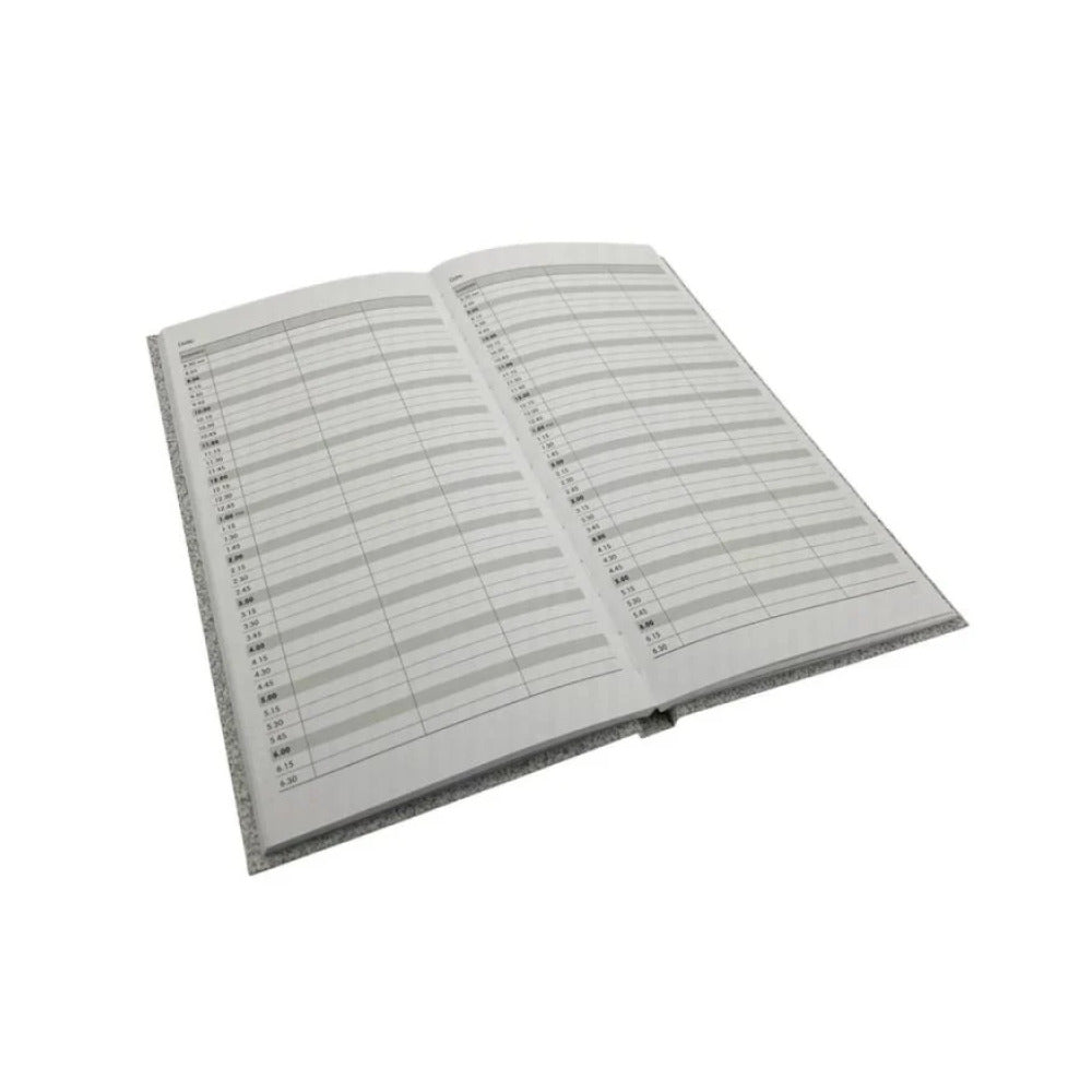 Appointment Book 3Asst Stone Grey