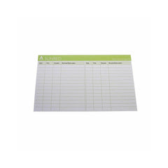 Agenda Sunbed Record Cards