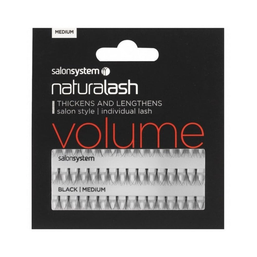 Salon System - Flare Black Medium Lashes