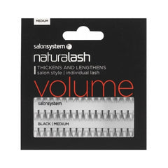 Salon System - Flare Black Medium Lashes