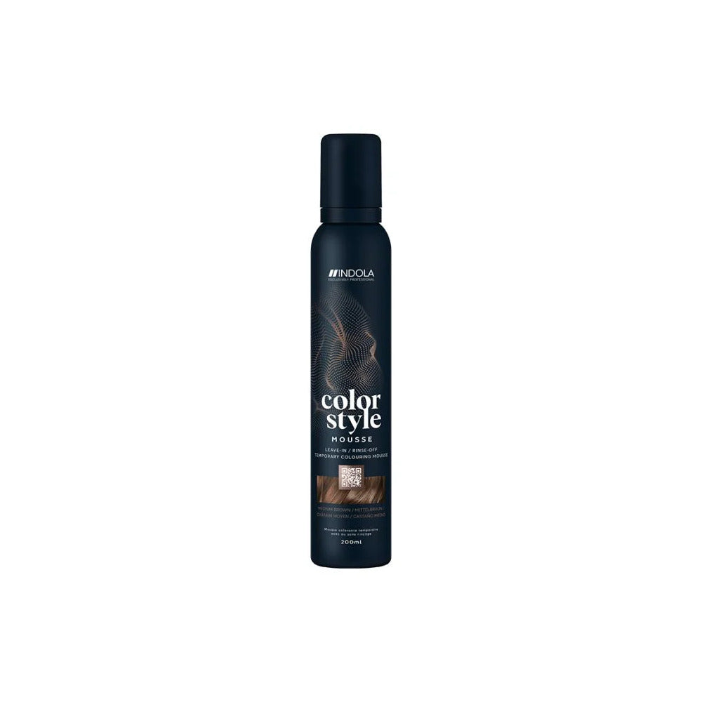 Indola Color Style Mousse - Medium Brown