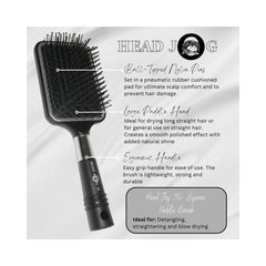 Head Jog 34 Large Square Paddle Brush