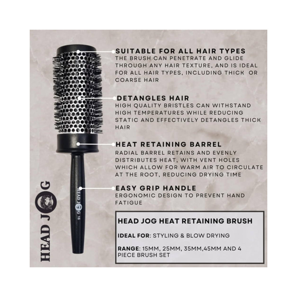 Head Jog 70 Heat Retainer Brush 70mm