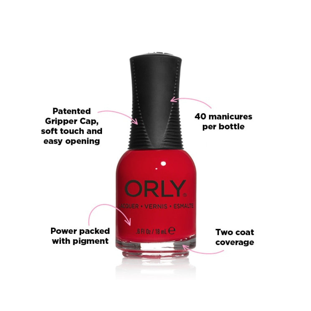 ORLY Nail Polish - Haute Red