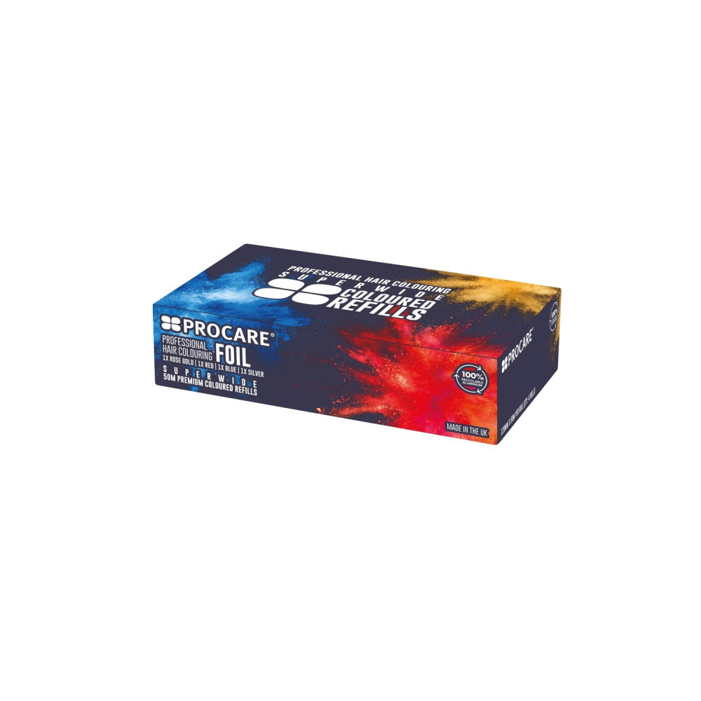 PROCARE - Coloured Hair Foil - Quad Pack (Gold/Red/Blue/Silver)