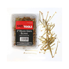 Hair Tools Waved Kirby Grips 2" Blonde 500pk