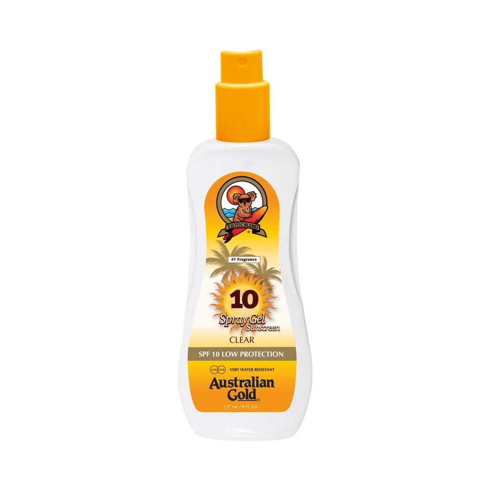 Australian Gold SPF 10 Clear Spray Gel Sunscreen