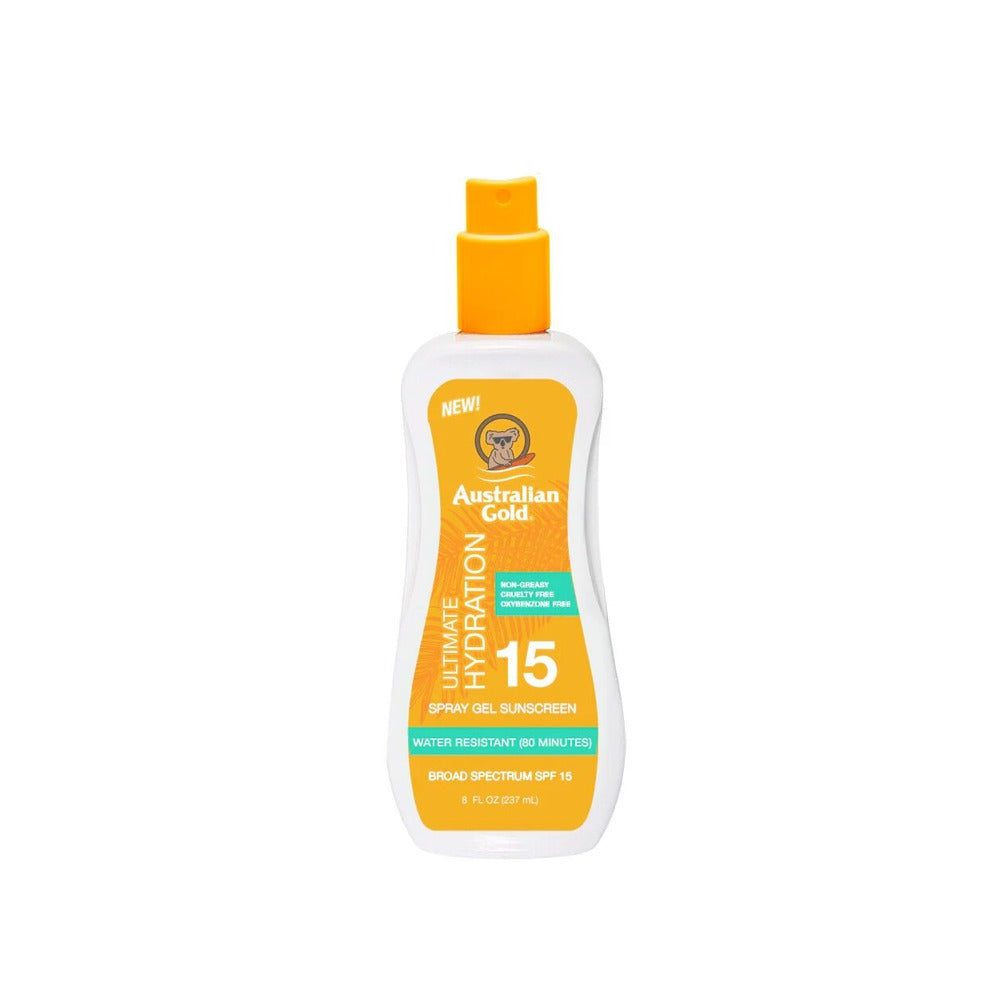 Australian Gold SPF 15 Clear Spray Gel Sunscreen