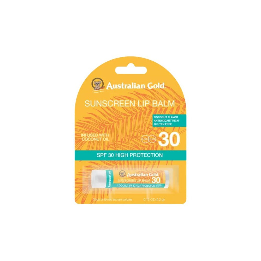 Australian Gold SPF 30 Lip Balm Sunscreen Coconut