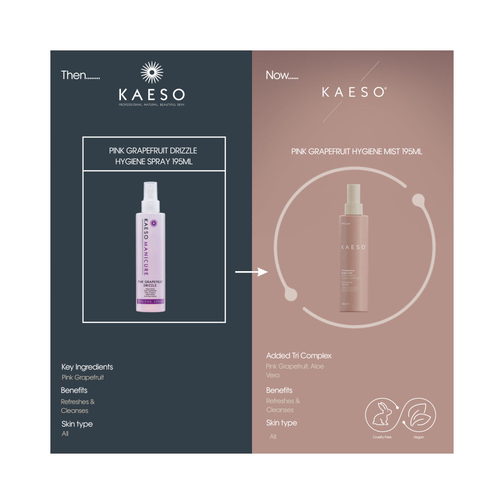 Kaeso Manicure - Pink Grapefruit Drizzle Hygiene Spray