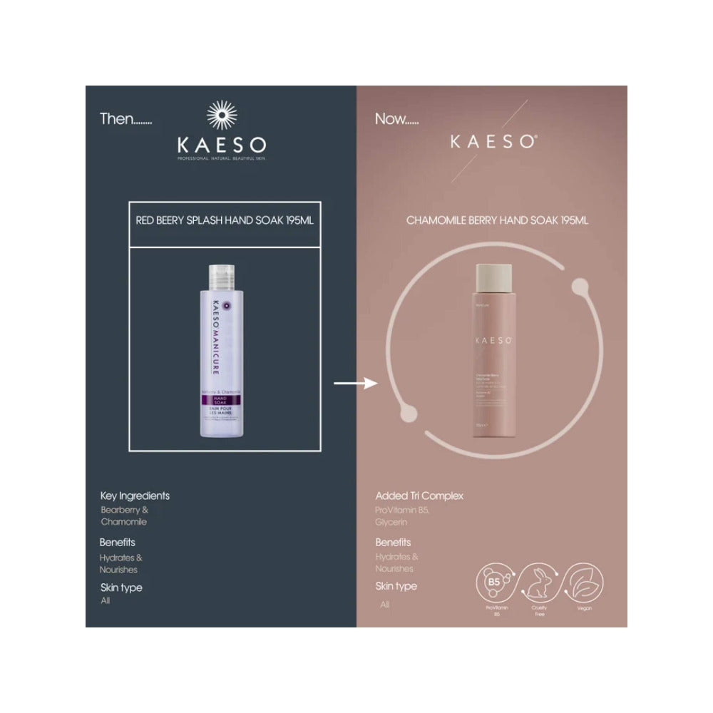Kaeso Manicure - Red Berry Splash Hand Soak 195ml