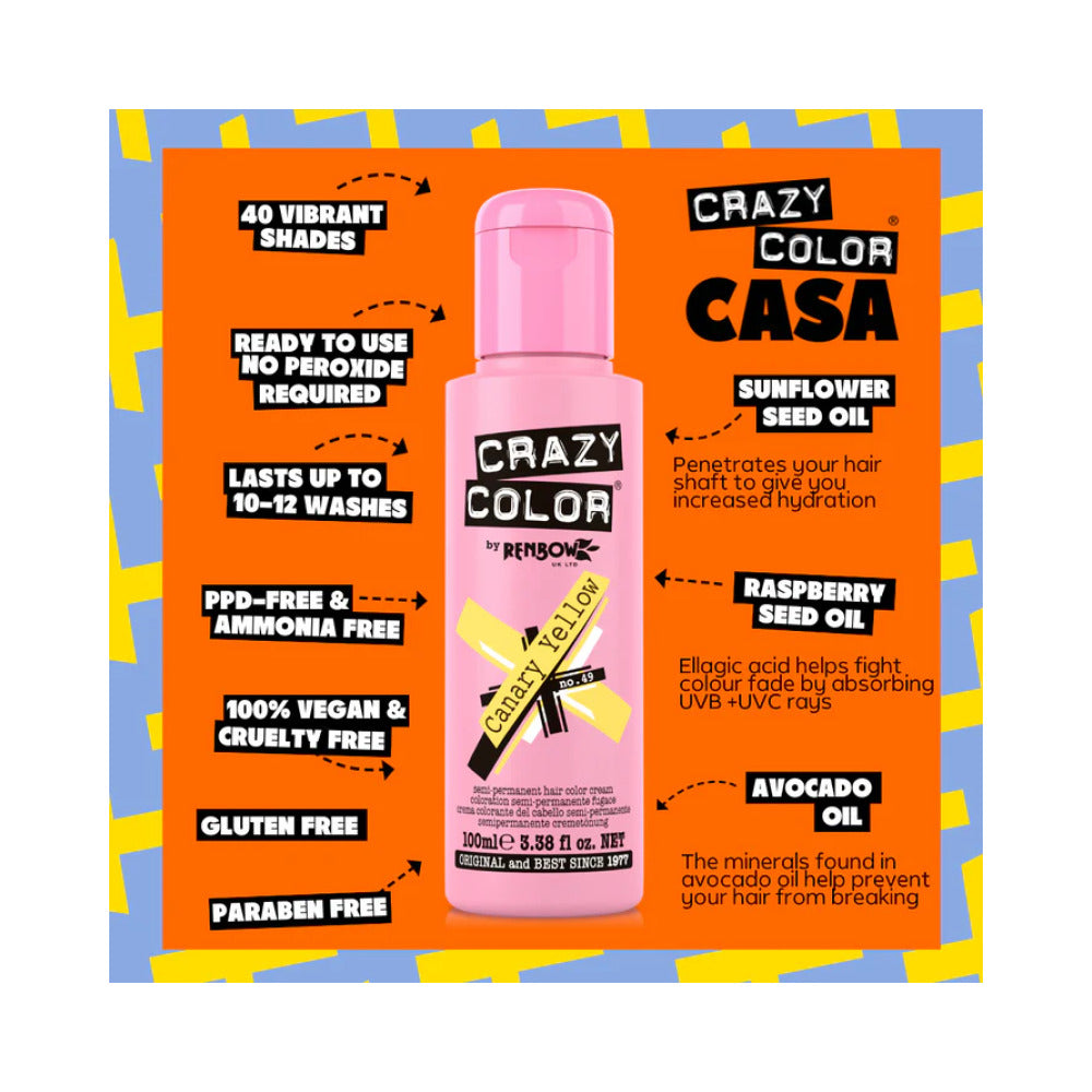 Crazy Color Canary Yellow