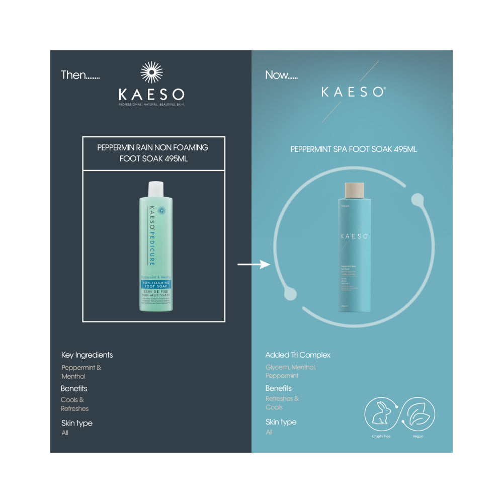 Kaeso Pedicure - Peppermint Rain Non-Foaming Foot Soak