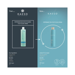 Kaeso Pedicure - Peppermint Rain Non-Foaming Foot Soak