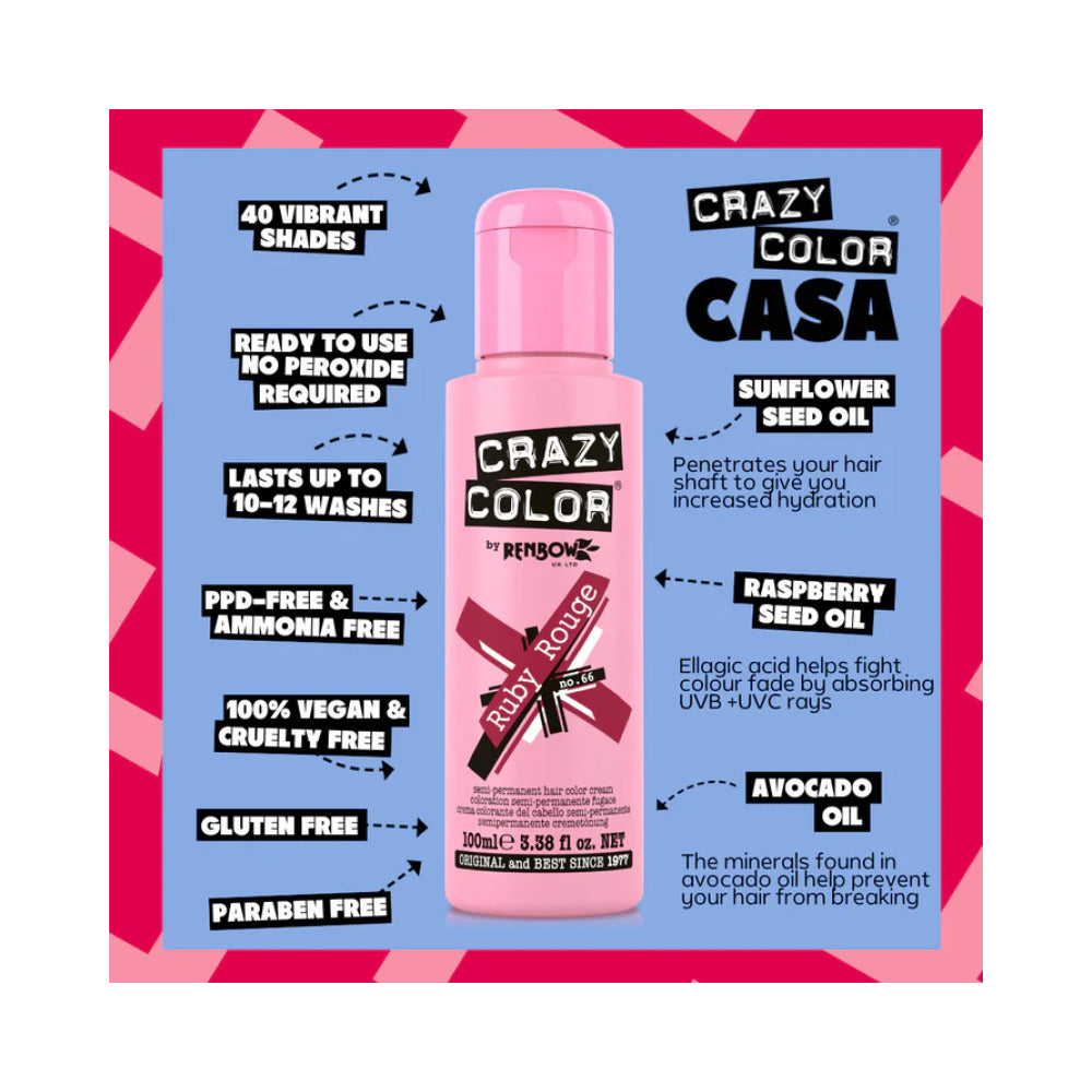 Crazy Color Ruby Rouge