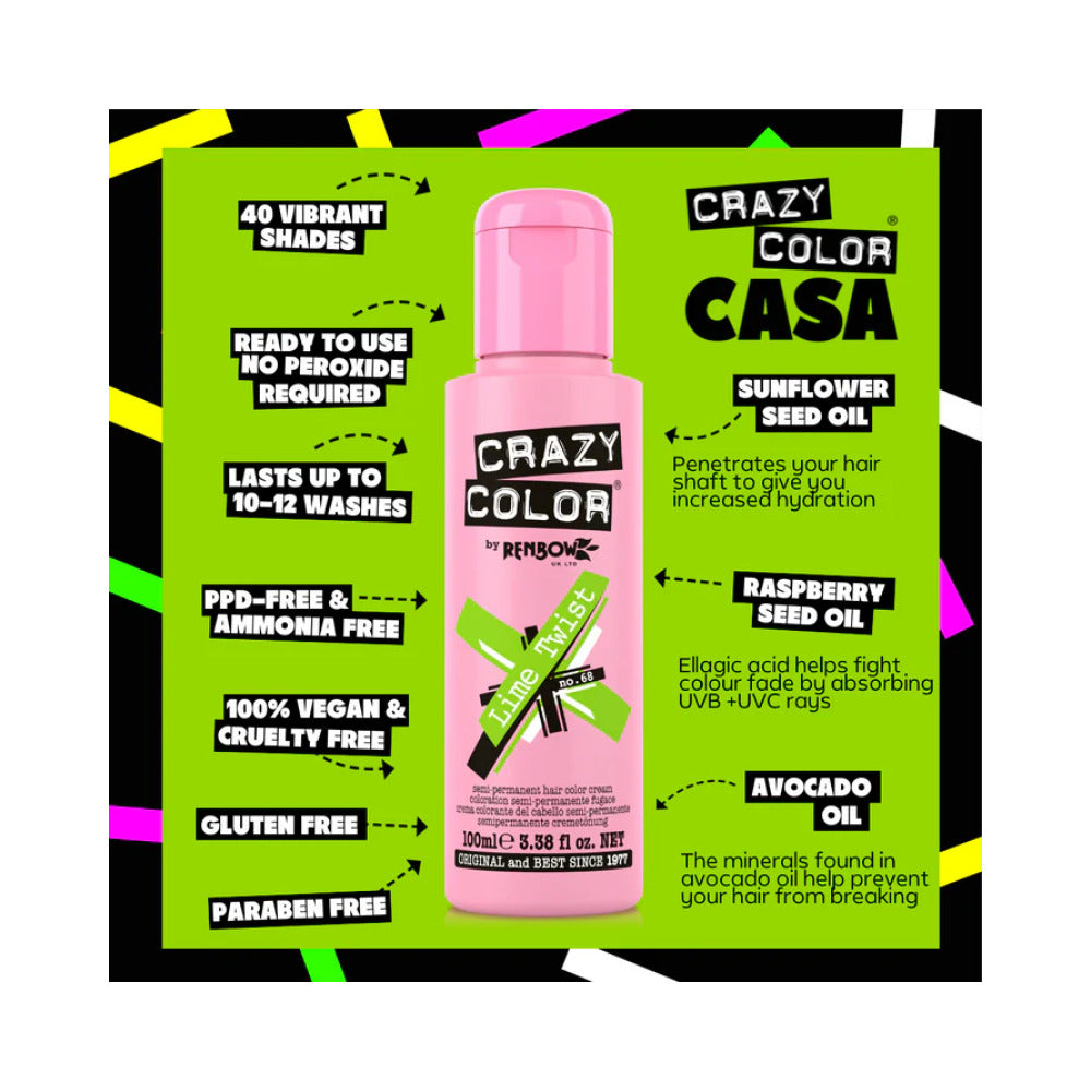 Crazy Color Lime Twist