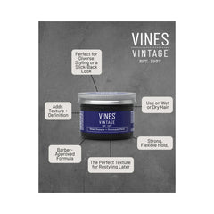 VINES VINTAGE - BARBER RANGE - Fiber Pomade 125ml