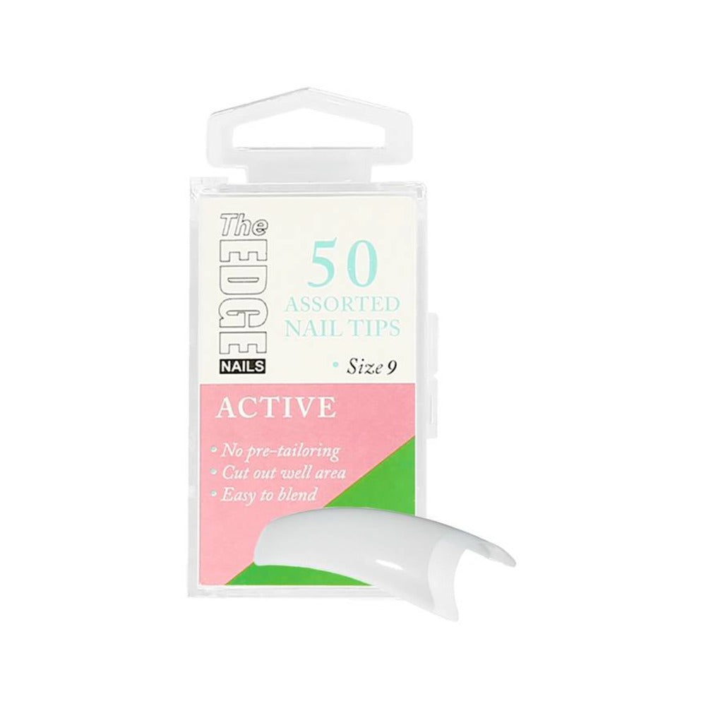 The Edge Active Nail Tips Size 9