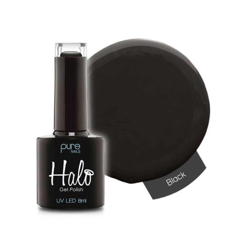 Halo Gel Polish - Black - 8ml