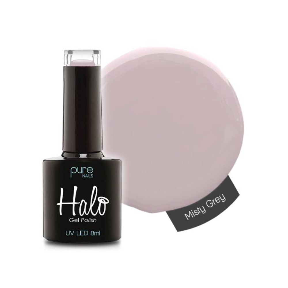 Halo Gel Polish - Misty Grey - 8ml
