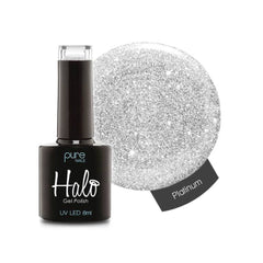 Halo Gel Polish Platinum 8ml - Ice Crystals Collection Gel Nail Polish