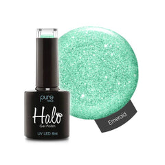 Halo Gel Polish Emerald 8ml - Ice Crystals Collection Gel Nail Polish
