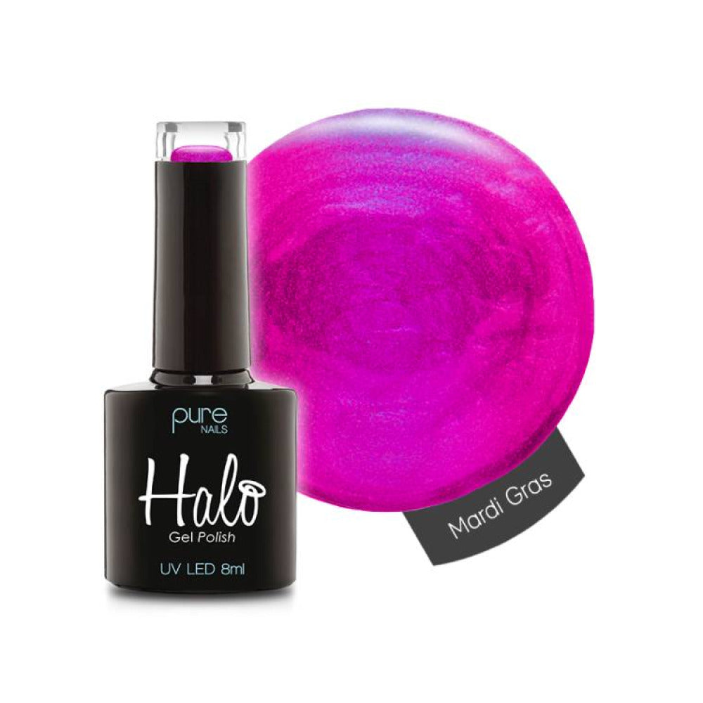 Halo Gel Polish Mardi Gras 8ml - Carnival Collection Gel Nail Polish