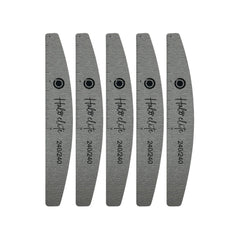 Halo Elite Nail Files - Zebra Foam 240/240 5pk