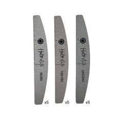 Halo Elite Nail Files - Mixed Zebra 15pk