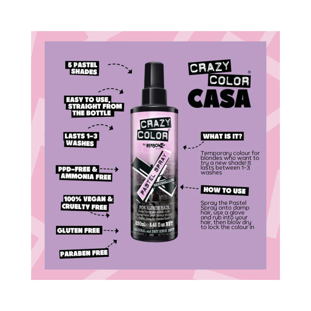 Crazy Color Pastel Spray - Marshmallow