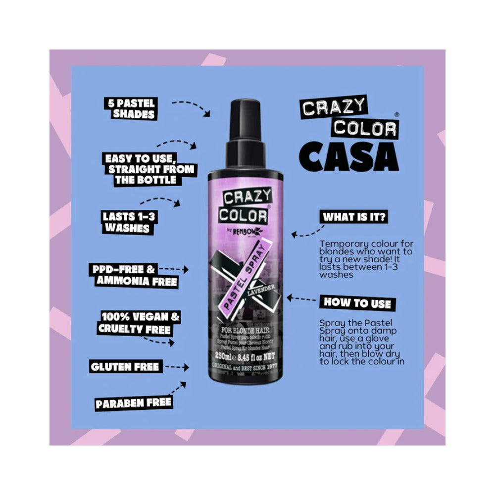 Crazy Color Pastel Spray - Lavender