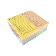 Agenda Hairdressers Check Pads Assorted Numbered