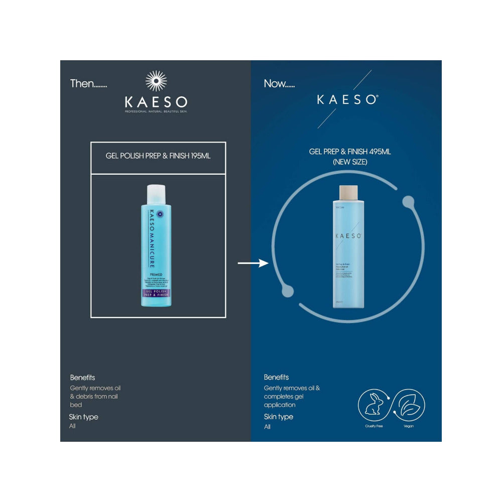 Kaeso Manicure - Primed Gel Polish Prep & Finish