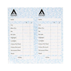 Agenda Hairdressers Check Pads Blue