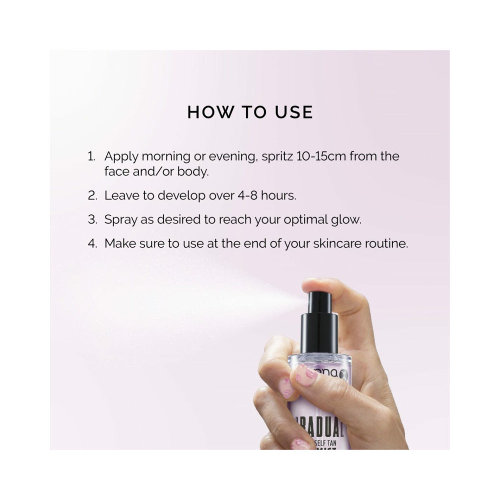 Sienna X - Retail - GRADUAL Untinted Self Tan Rose Water