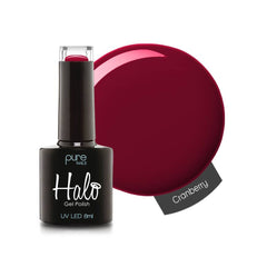 Halo Gel Polish Cranberry 8ml - Very Berry Collection Gel Nail Polish