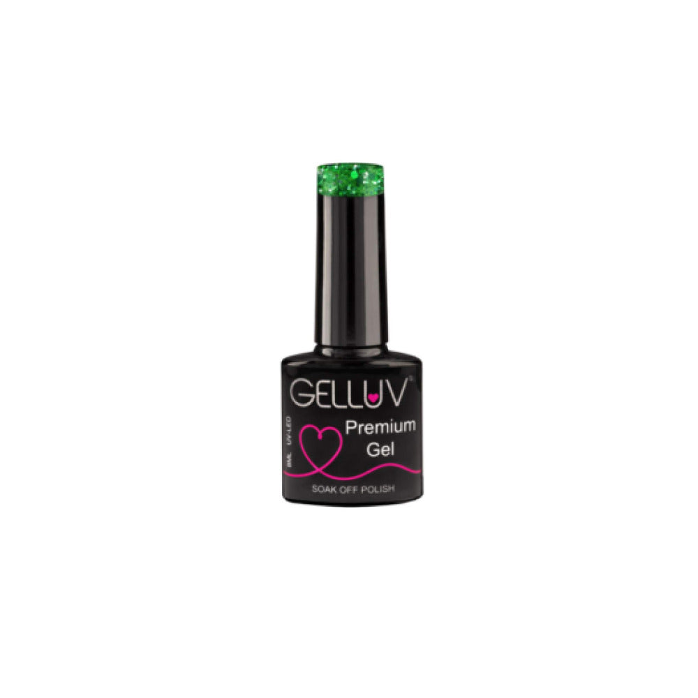 Gelluv Gel Polish Emerald Bow - All That Glitters Collection 8ml