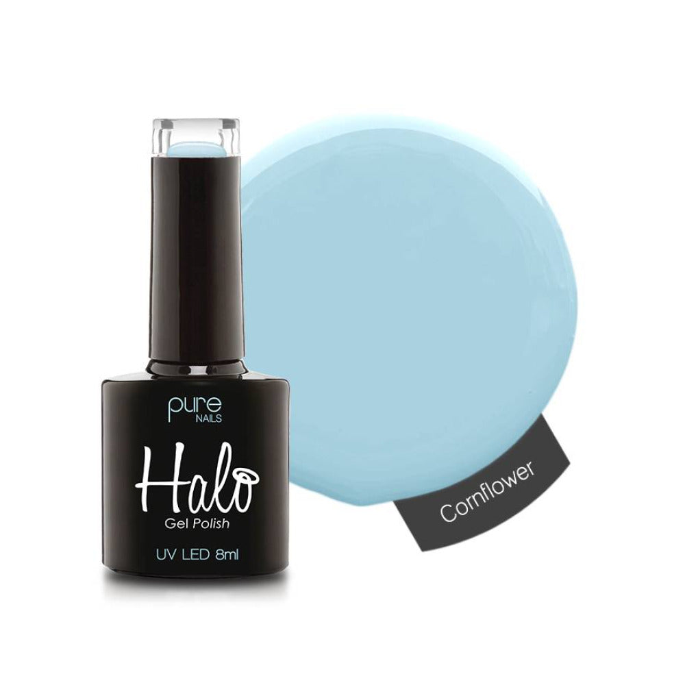 Halo Gel Polish Cornflower 8ml - First Bloom Collection Gel Nail Polish