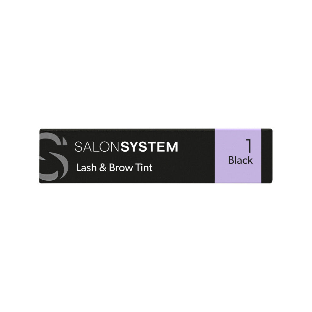 Salon System LashTint Lash & Brow Tint Black 15ml