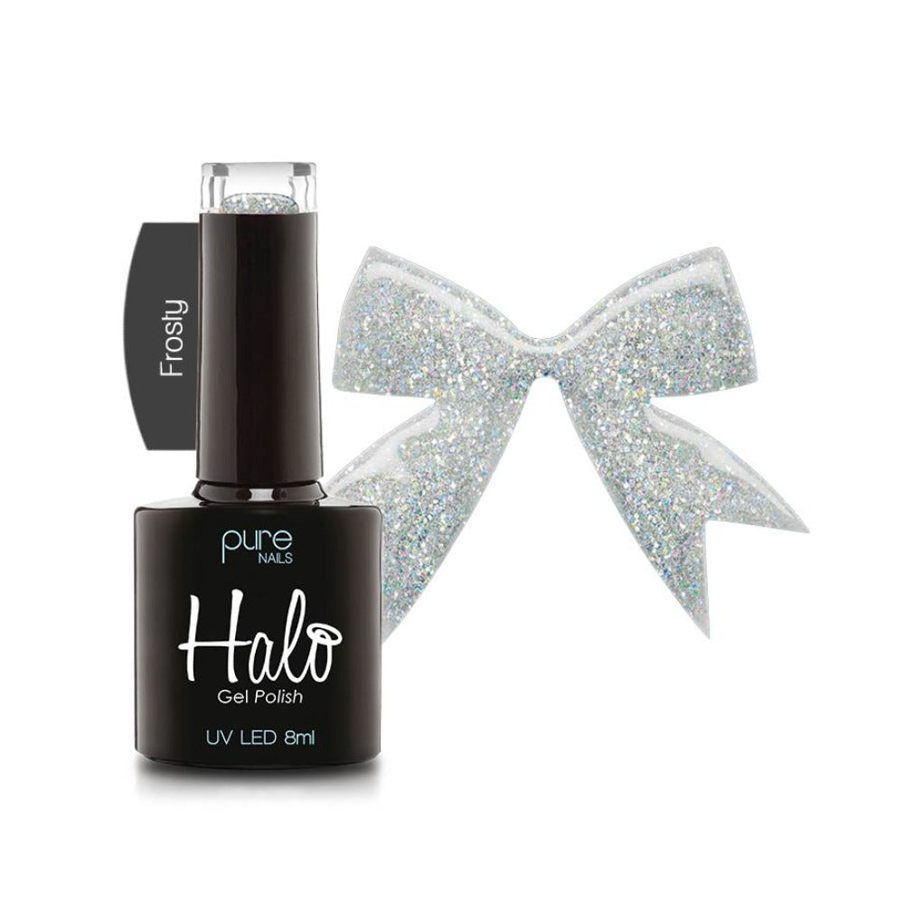 Halo Gel Polish Frosty 8ml - All Wrapped Up Collection Gel Nail Polish