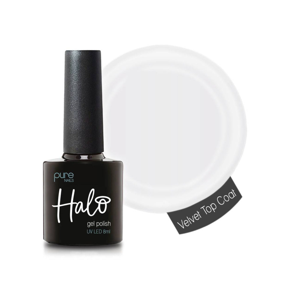 Halo Gel Polish - Velvet Top Coat - 8ml