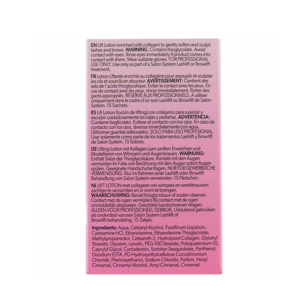 SS Lash & Browlift Lift Lotion x 15 sachet