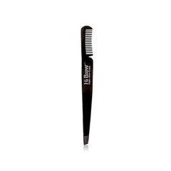 BROW FX RETAIL - Black Titanium Tweezers with Comb