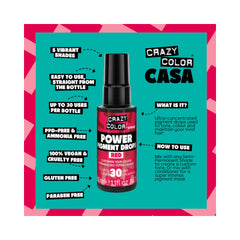 Crazy Color - Pure Pigment Drops - Red