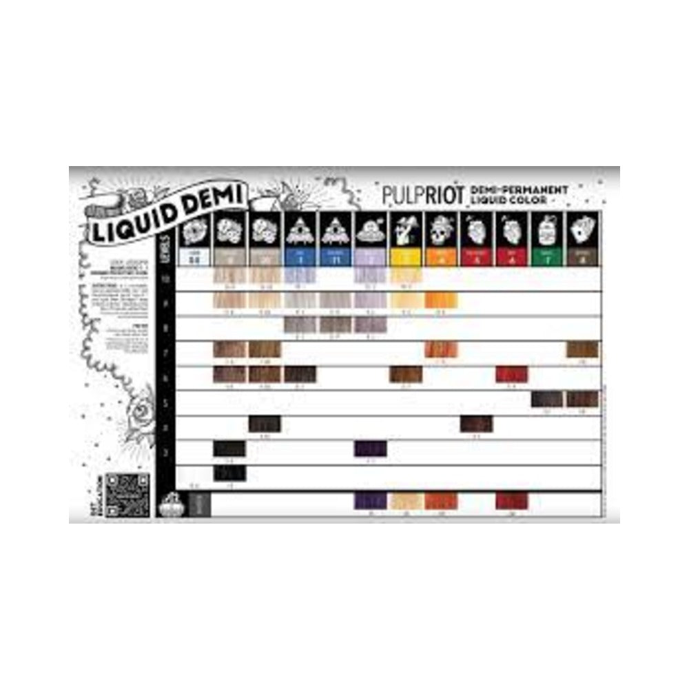 PULP RIOT LIQUID DEMIS Color Swatchbook