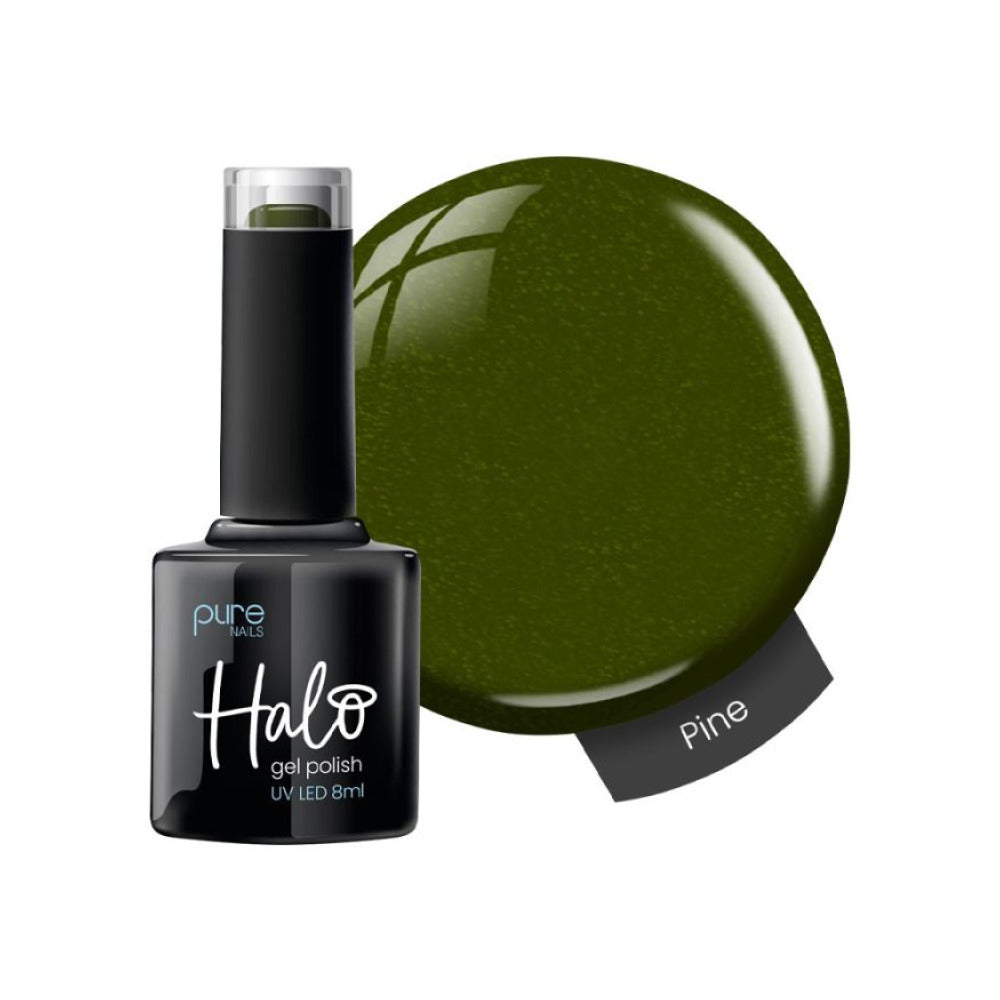 Halo Gel Polish Winter Warmer Collection Pine 8ml - Long-Lasting Gel Nail Polish