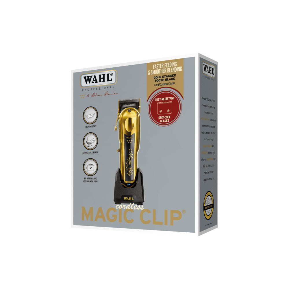 Wahl - Cordless Clipper - Magic Clip GOLD
