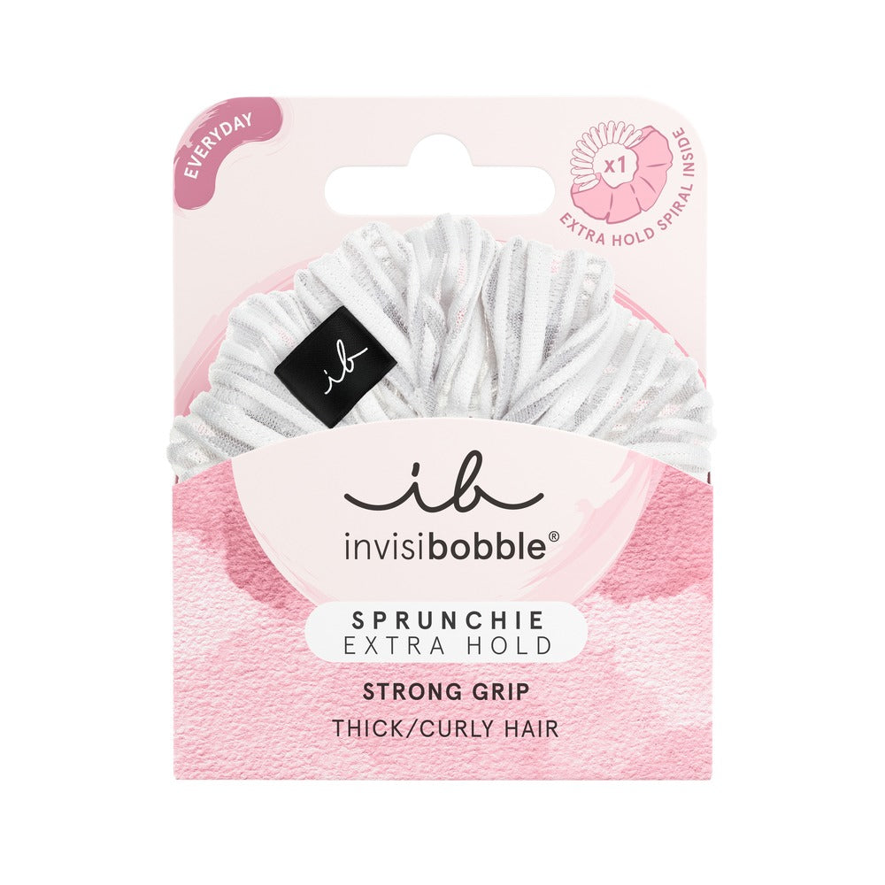 Invisibobble - Sprunchie - EXTRA HOLD Pure White