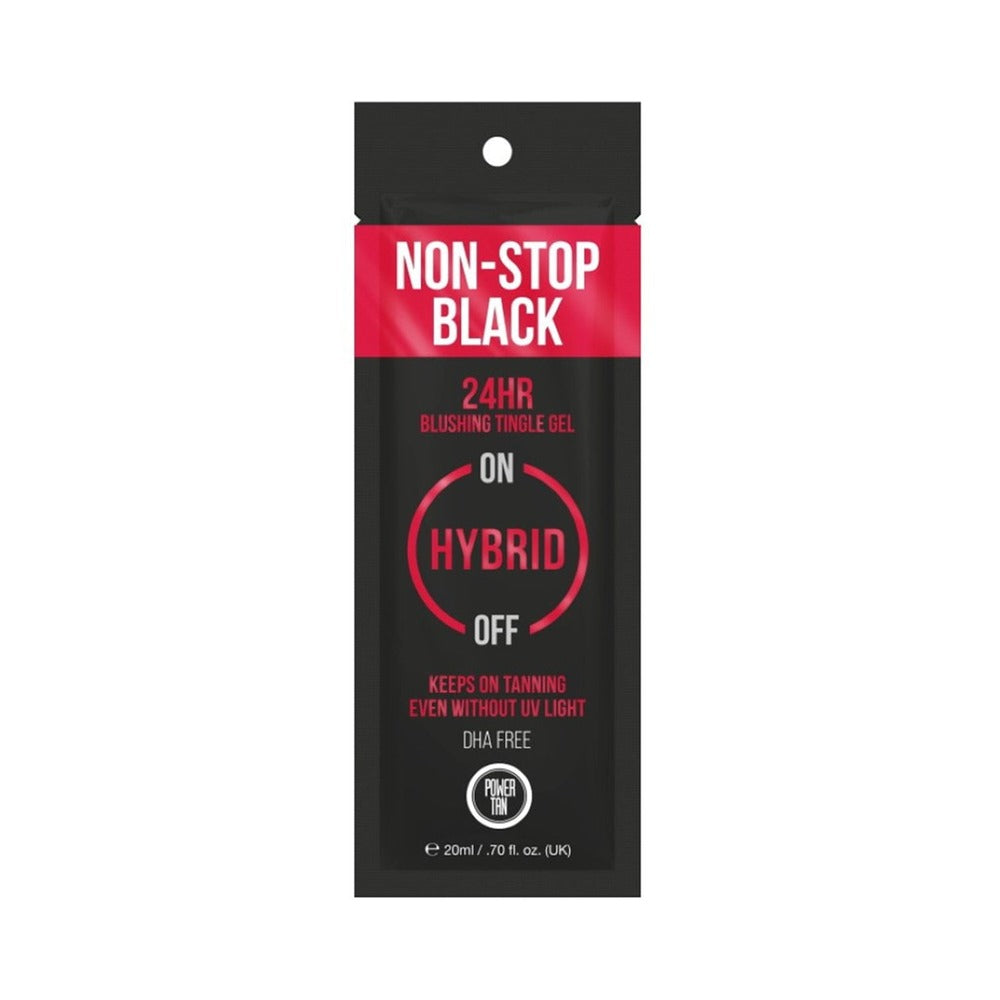 POWER TAN - Non-Stop Black - Sachet - Hybrid Tingle Gelee