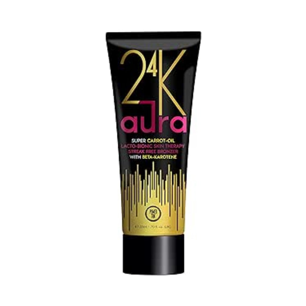 POWER TAN - 24K - Bottle - Super Carrot Bronzing Oil Aura